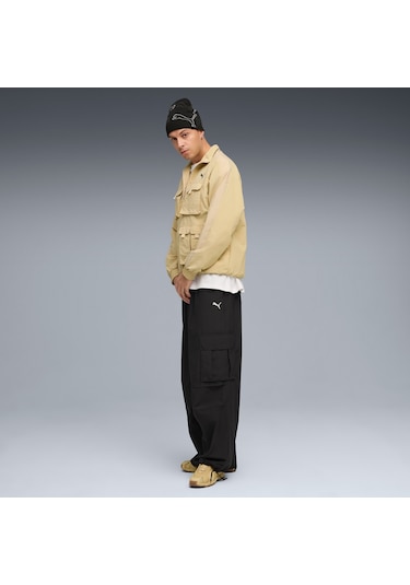 Puma T7 Cargo Relaxed Track Erkek Krem Ceket 632092 Krem