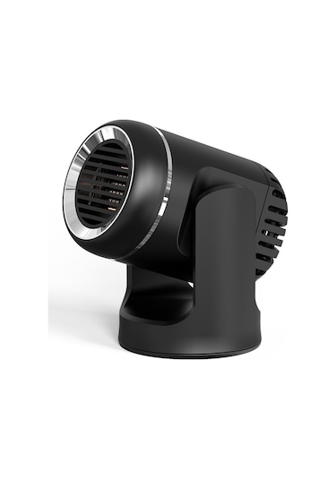 Geeksen 12V Araç Isıtıcı Buz Çözme ve Hava Temizlemeli Buğu Çözücü Siyah