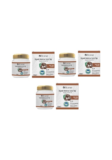 Organik Hindistan Cevizi Yağı Paketi 3x175 Ml 175 ML