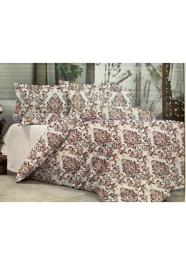 Desenli Tek Kişilik Nevresim Takımı Mavi