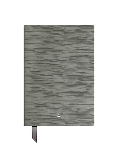 Montblanc 4810 Medium Gri Deri Küçük Boy Defter 134711 Gri