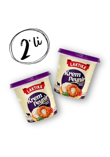 Laktika Krem Peynir 350gr 2li