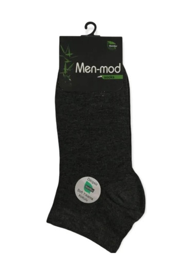 Menmod 12 Li Bambu Dikişsiz Kısa Patik Erkek Çorabı 001