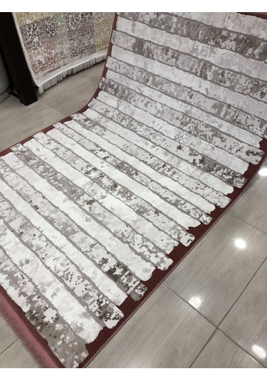 Dinarsu Halı Tarz 150X233 Ta003-065 Krem Pembe Vizon 4 M2 Halı !