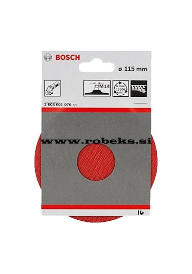 Bosch 125 mm M14 Kağıt Zımparalar İçin Taban - 2608601077