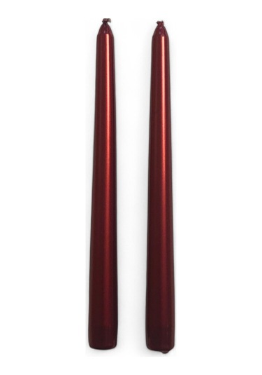 Şamdan Mum 2 Li Kırmızı Kirmızı