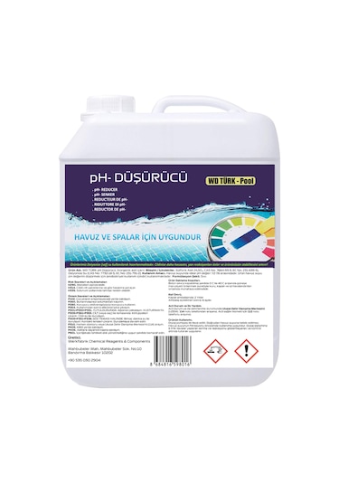 Havuz Suyu Ph Düşürücü 12 Kg Sıvı