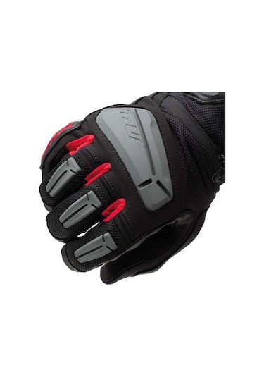 Tucano Urbano T.ur G-four Yazlık Korumalı Motosiklet Eldiveni Siyah Kırmızı