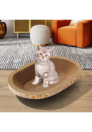 Suntek Oval Kedi Tırmalama Yatağı, Dinlenme Yatağı İç