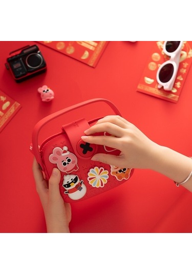 Çocuk Çantası Omuz Crossbody Çantası 5jjw65 Açık Kırmızı