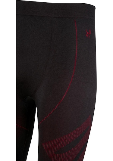 2as Erkek Heatwave Seamless Baselayer Alt İçlik Siyah/kırmızı 001