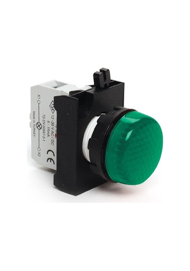 Emas Cp090xy ,yeşil-24vac/dc M22 Sinyal Lamba