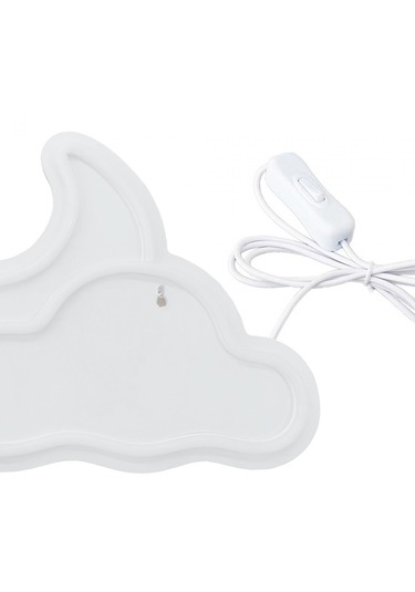 Homyl Işıkları Usb Cadılar Bayramı Ev Restoranı Için Neon Işığı Beyaz Çok Renkli