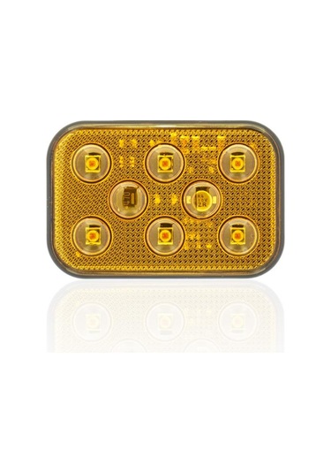 Sanel 24v Lamba 6-ledli Sarı 60 40 Mm Yapışkanlı