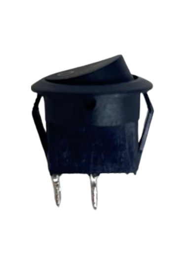 Yuvarlak On-off Işıksız Anahtar 2 Pin Switch 10 Adet
