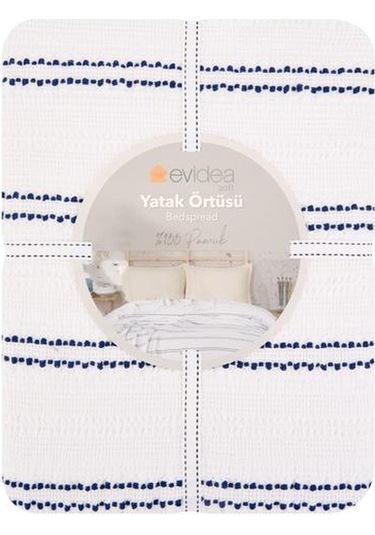 Evidea Soft Çift Kişilik Yatak Örtüsü - Gri - 225x250 Cm Gri