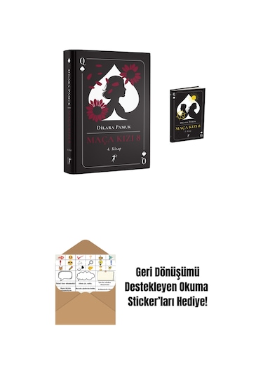 Maça Kızı 8 - 4. Kitap Ciltli + Maça Kızı 8 - 2. Kitap Ciltli + Okuma Sticker'ları