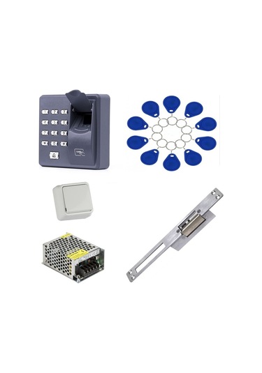 Rfid Parmak Izli Şifreli Kapı Kilidi Açma Iç Kilit Seti
