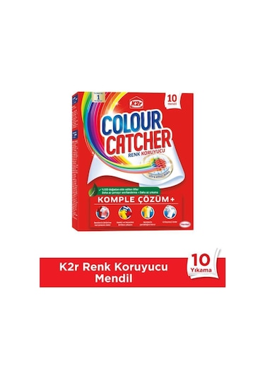 K2R Renk Koruyucu Mendil 6 X 10'Lu Paket (60 Yikama)