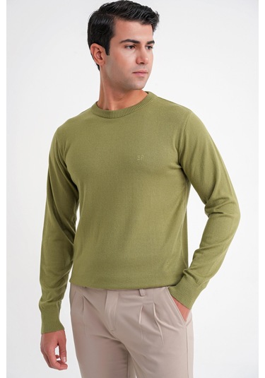 Tr 875 Triko Slim Hakı Basic Haki