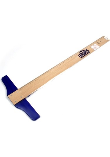 Hatas T Cetveli Tahta 65cm Siyah