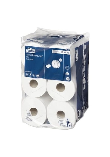 Tork SmartOne İçten Çekmeli Mini Tuvalet Kağıdı 112 M 12 Rulo