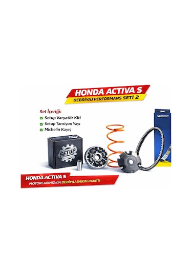 Setup Motorcycle Honda Activa S Debriyaj Performans Seti