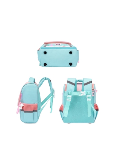 Anaokulu Çocukları İçin Sevimli Karikatür Sırt Çantası Koyu Mor S