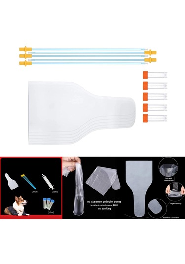 Homyl Şeffaf Köpek Yetiştirme Donanımları Suni Tohumlama