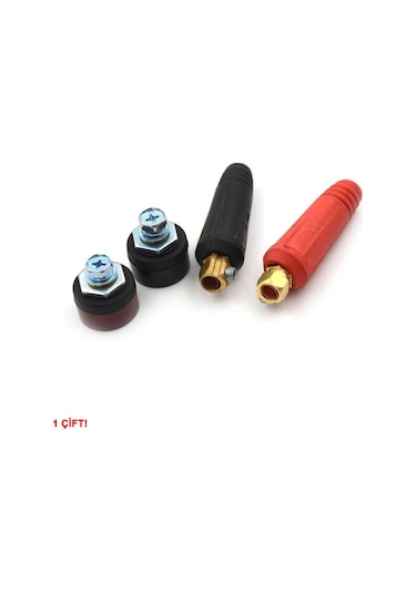 Dkj10-25 200a Konnektör Çift 10-25mm2 Kablo Yüksek Akım Kilitli Panel Tip Konnektör Kaynak Makinesi