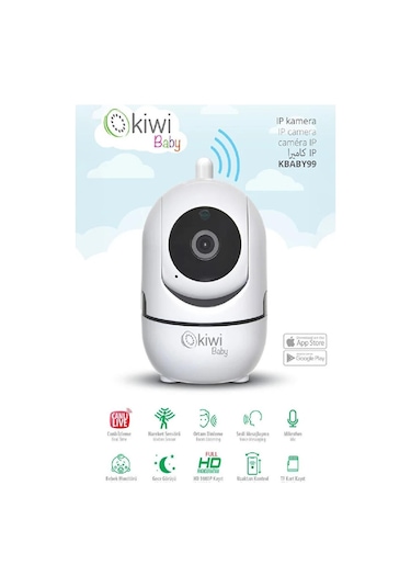 Kiwi Kamera Bebek Ip 360 Dönerli Kbaby99 5929