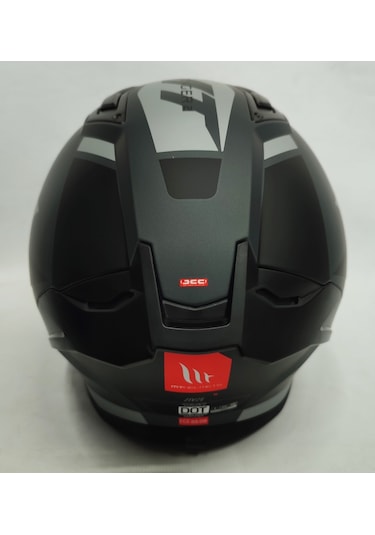 Mt Stinger 2 Zivze C2 V28B Şefaf Vizörlü Kapalı Motosiklet Kaskı Mat Siyah
