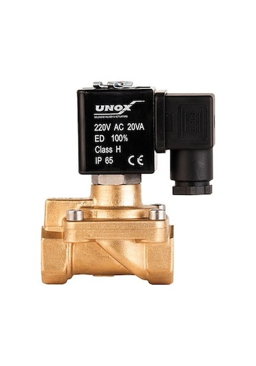 Unox Genel Maksat Normalde Açık Solenoid Valf (0,5-16 BAR)