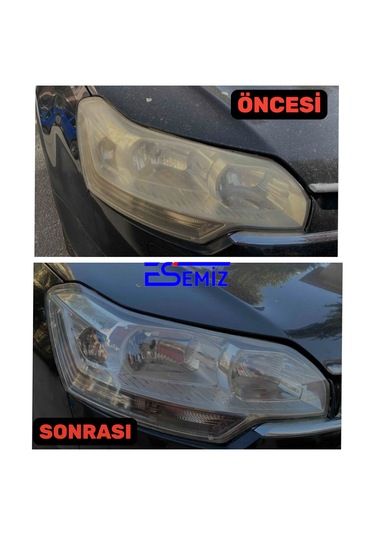 Buharsız Sıvısız Uğraştırmayan 2 Dakikada Kolay Far Temizleme