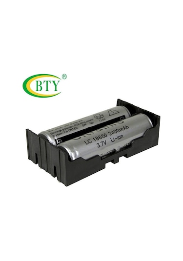 18650 Pil Yuvası 2 Pil İçin 3 Adet