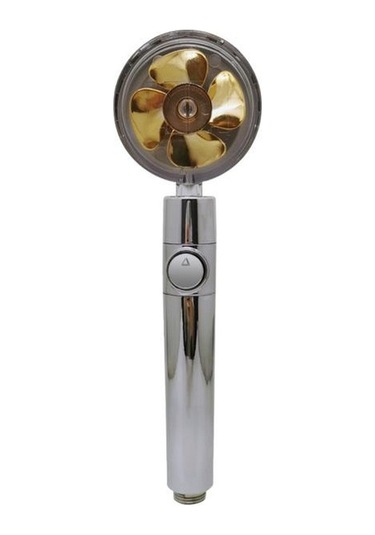 Altın Turboşarjlı Duş Başlığı Filtresi Yağış Duş Başlığı Su Tasarrufu Yüksek Basınçlı Duş Başlığı Banyo Yüksek Basınçlı Duş Başlığı Altın