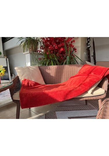 Wellsoft Tek Kişilik Battaniye 150x200 Kiremit