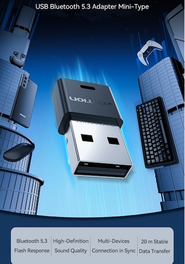 Vention Premium Brand 5.3 Bluetooth Adaptör