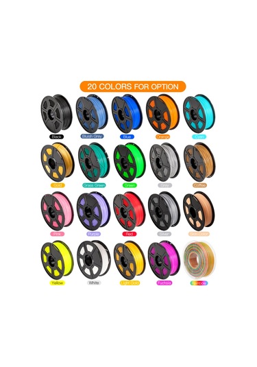 Sunlu Petg 3d Yazıcı Filamenti 1,75 Mm Boyutsal Doğruluk +/- 0,02 Mm 1 Kg 2,2 Lbs Makara, Ten Rengi