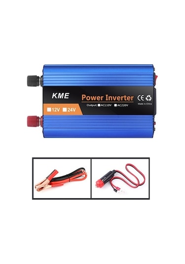 Wondernest Carmaer 500w Araba Akıllı Çok Fonksiyonlu Dijital İnvertör 12v/220v Ev Güç Dönüştürücü