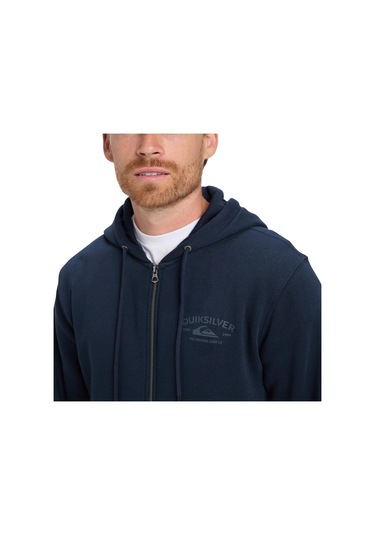 Quıksılver Zıp Hood Chest Logo 6800 Lacivert