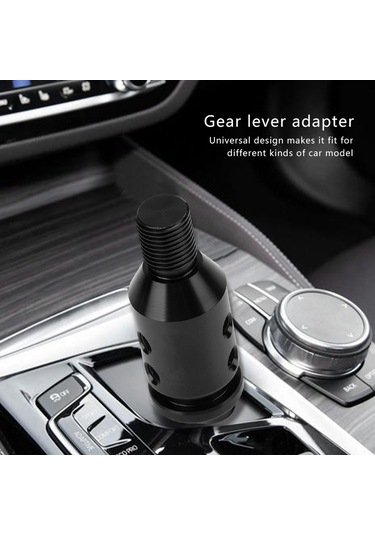 Padalink Araba Vites Kolu Adaptörü 12x1.25, Universal Alüminyum Vites Dönüştürücü, Mavi - Anti-korozif Ve Tüketim Dayanıklı