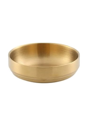 Sones 304 Paslanmaz Çelik Sos Kabı Mutfak Izgara Baharat Kabı Çatal Bıçak Takımı, Model: 12cm Altın