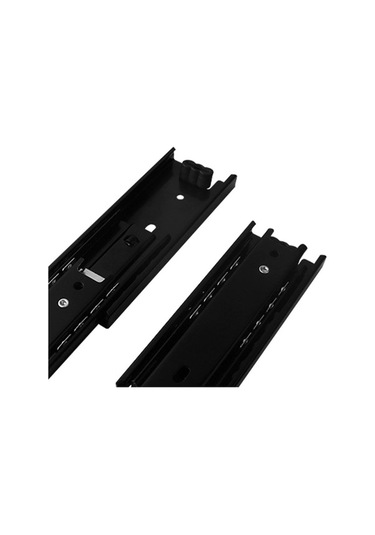 Trendooze Homyl Dolap Çekmece Rayları Mobilya Uzunluk 5-inç Siyah Takım İçi