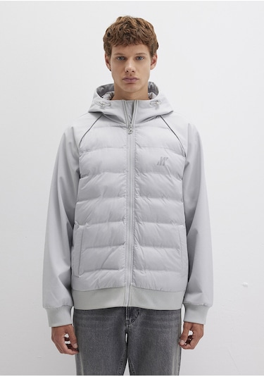 Mavi - Mavi Pro Logo Reflektör Detaylı Gri Ceket 0110559-70075 Gri