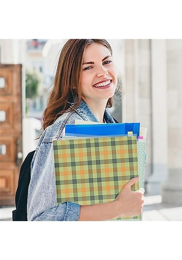 Anjiexun 12 Parçalı Scrapbook Kağıdı Saklama Kutusu Şeffaf