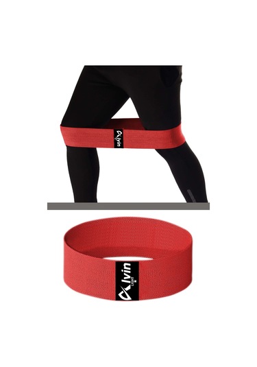 Yüksek Kaliteli Pamuklu Squat Bant - Hafif Ve Orta Sert Seçenekler, Dayanıklı Ve Konforlu Kırmızı