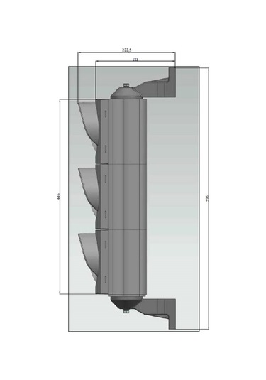 100 mm Ledli Oto Sinyal Verici, Trafik Lambası-2981 - 12 VDC
