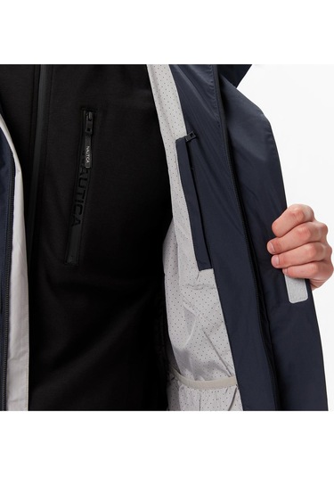 Erkek Siyah Regular Fit Rain Breaker Yağmurluk-11477 0tb-siyah