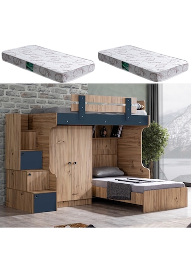 Ranza, Riva Ranza Karyola Dolap 2 Adet Comfort Yatak 90 X 190 CM